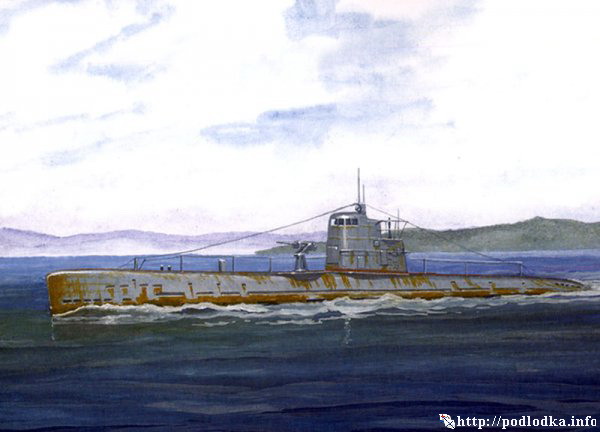 Картина подводной лодки типа 
