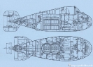 Малая подводная лодка проекта 907. Разрез