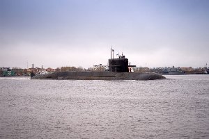 Подводная лодка Подмосковье в море