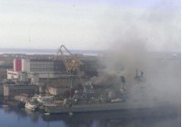 Пожар на атомной подводной лодке Орёл на судоремонтном заводе Звёздочка в Северодвинске