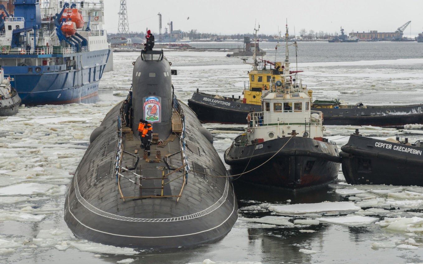 Головная многоцелевая атомная подводная лодка усовершенствованного проекта 885М (шифр Ясень-М) Казань