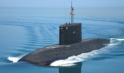 Подводная лодка проекта 636 в море