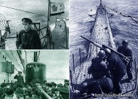 Поляков Е.П. на мостике. Победа моряков-подводников. ПЛ готовится к атаке